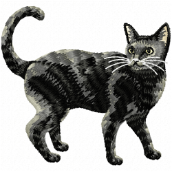 Cats Embroidery Design 11 Cats Embroidery Design 11